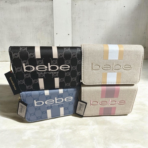 bebe Handbags - bebe Crossbody Bags in Black, Blue, and Cream